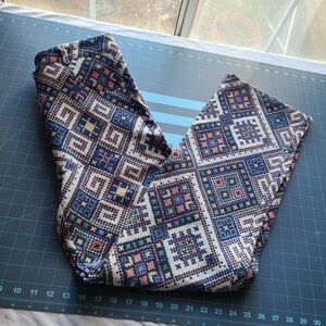 Love + Harmony Geometric Jaquared Pants Boho Indie Art Groovy Funky Hippie